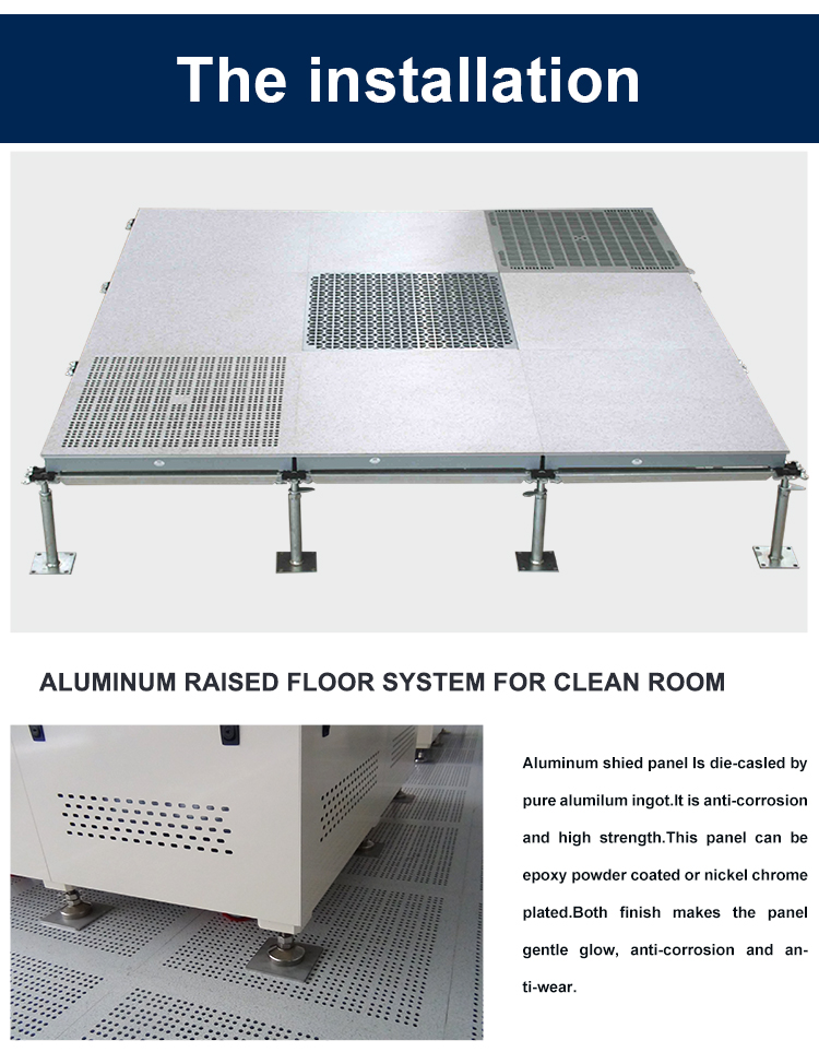 Steel/Aluminum Perforated Raised Floor