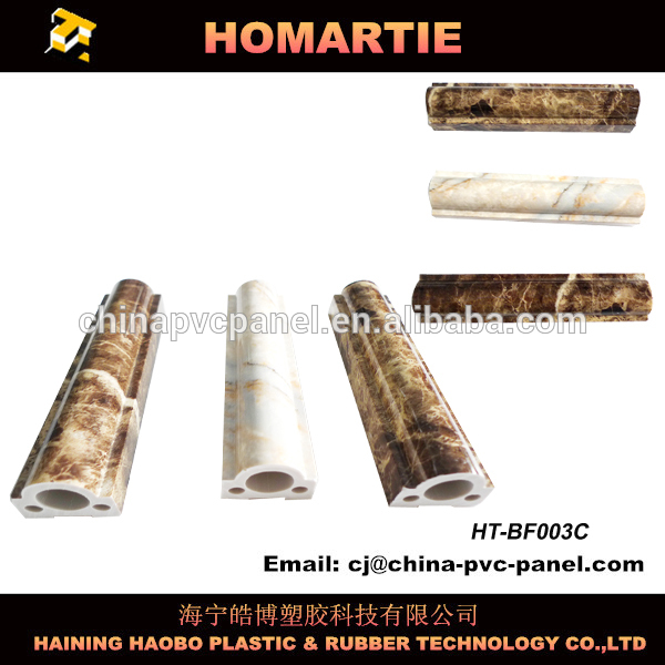 PVC marble stone moulding profile