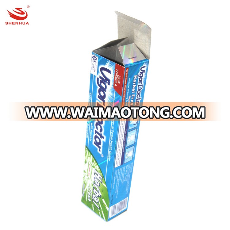 Wholesale Personalised Custom Printing And Logo Toothpaste Paper Box