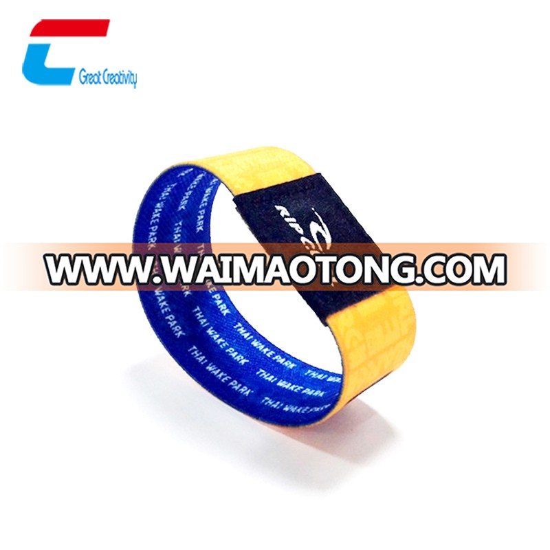 RFID Elastic Woven Wristbands elastic webbing band