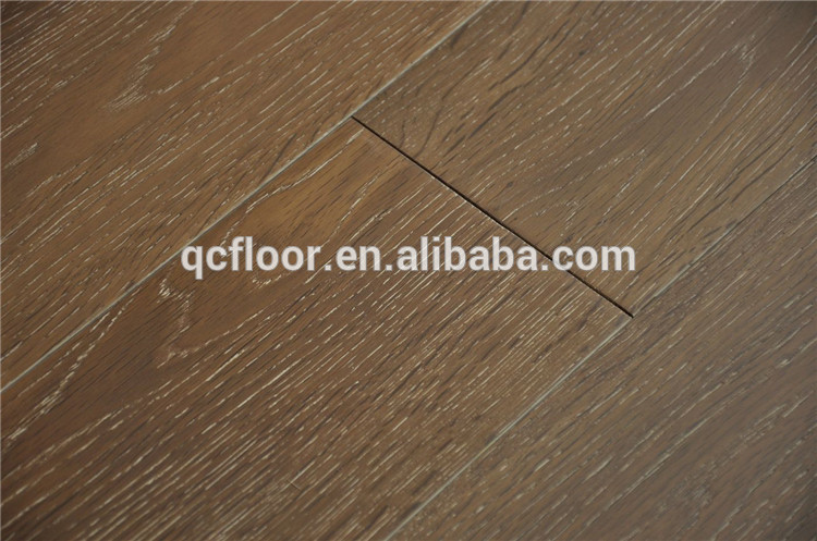 Best selling items!! white washed multilayer oak wood flooring, 6mm thick floor engineered white oak, guangzhou parquet floor