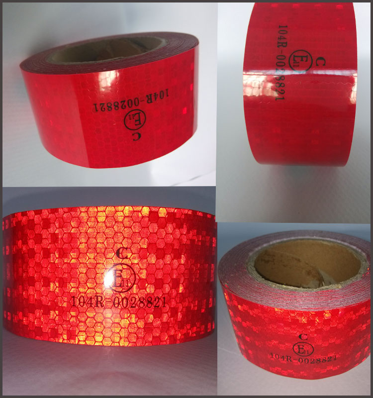 Conspicuous Vehicle Reflective Tape With ECE104 Mark