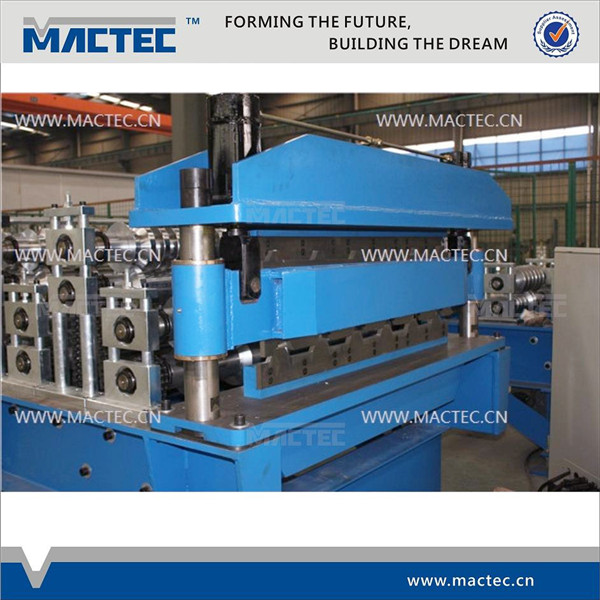 European standard high quality aluminum sheet double deck roll forming machine