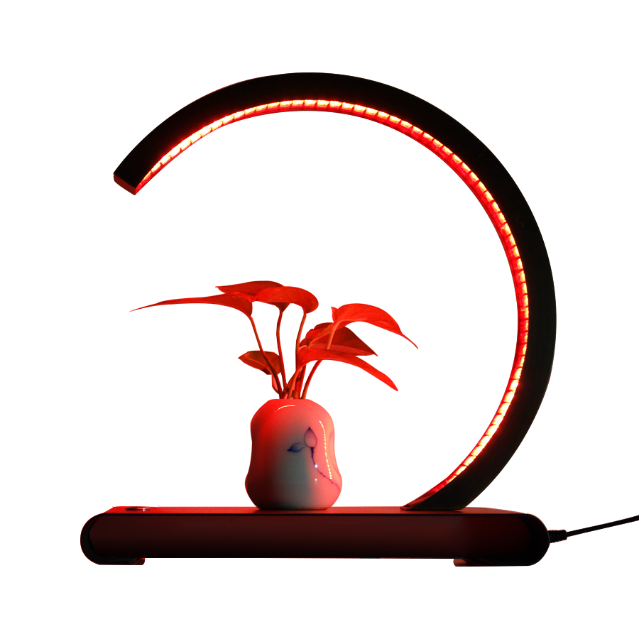 A new type of plant table lamp with dimmable lighting and suitable for office and home charging led grow light