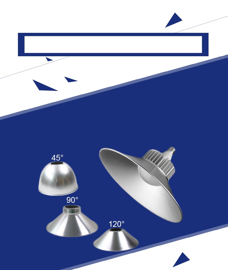 50w High Power Led High Bay Cylindrical Heat Sink