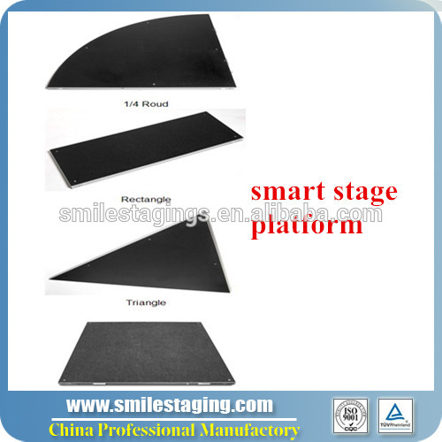 aluminum stage with legs smart stage for chair exhibition stage