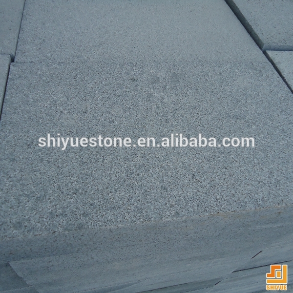 China dark grey G654 Granite outdoor granite floor tile car parking thick floor tile