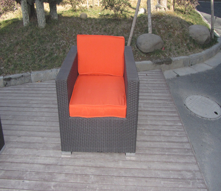 Good quality  luxury outdoor wicker garden furniture ratatn sofa set