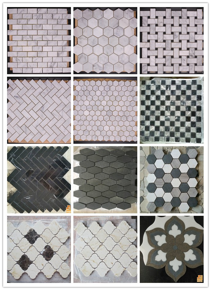 3D Arched Travertine Mosaic Tiles