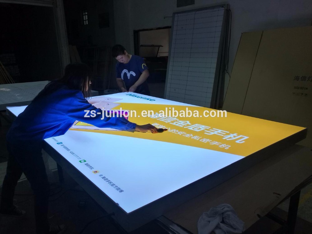 indoor or outdoor fabric Movie Poster Light box Display Frame Cinema Lightbox Light Up Store Advertising