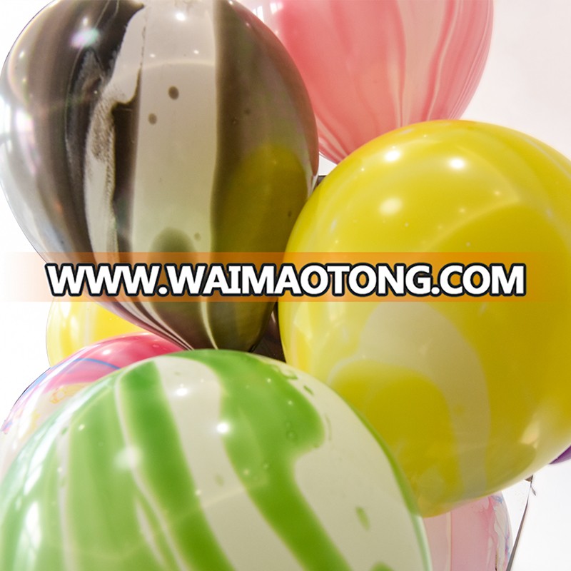 12 Inch Unicorn Party Multicolour Marble Latex Balloon Pack For Unicorn Party and Birthday and Wedding Party Decorations