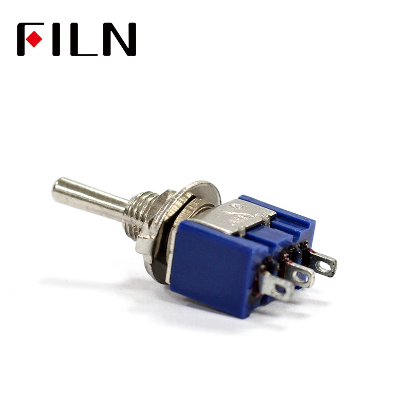 1 Pcs AC ON-ON SPDT 2 Position mini Switch 3pins MTS-102 ON ON 6A 125V blue color Small toggle switch