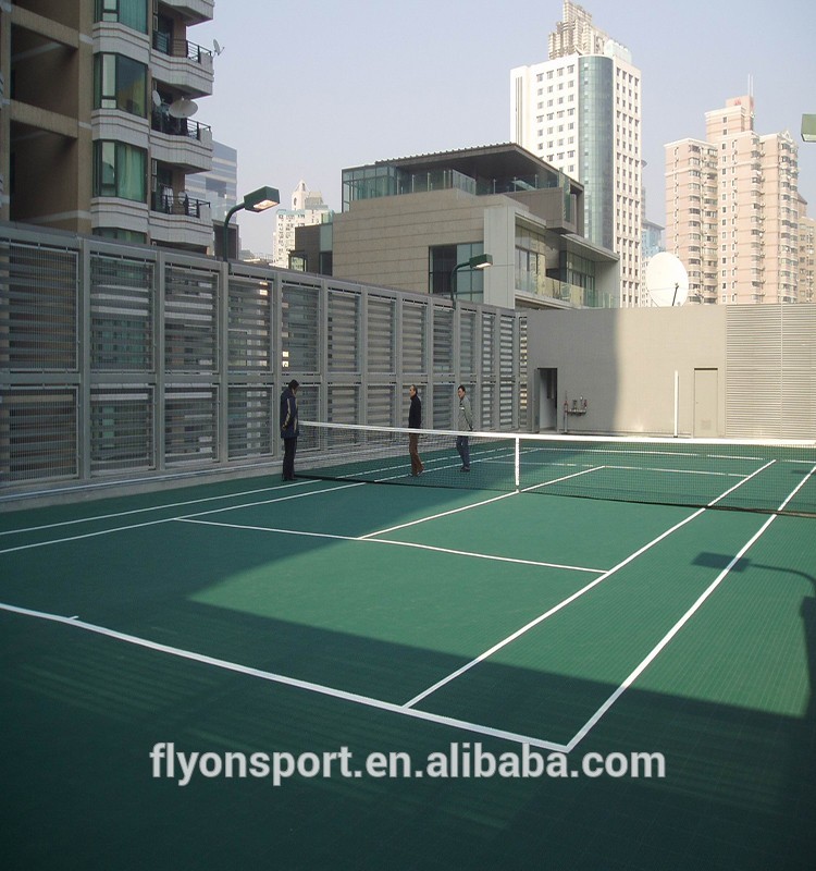 Removable Outdoor and Indoor sports interlock flooring for outdoor sports flooring