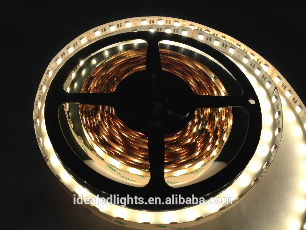 DC 12V/24V 5050 RGBW or RGBWW 4 in 1 led Strip Light 60leds/m for indoor and outdoor use