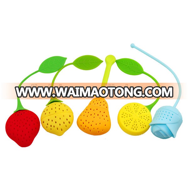 Yang Jiang Helping Silicone Fruit Shaped Tea Infuser Strainer Tea Making Tools