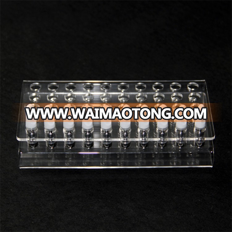 acrylic display stand 3 tier CBD display or atomizer stand Acrylic e cig display clear stand shelf holder