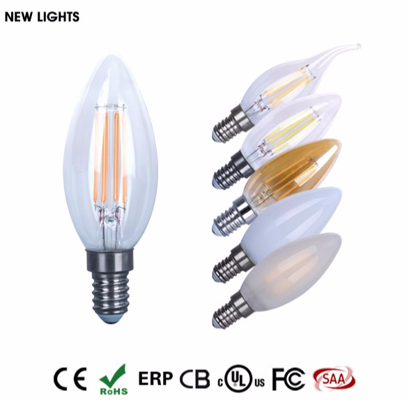 Factory Price 2W 4W E12 E14 E27 Led Candle Light Bulb C35