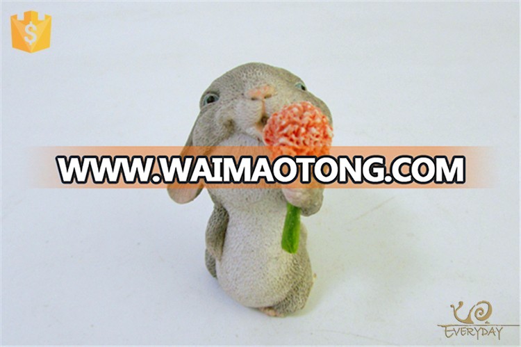 Factory Directly Anniversary Wedding Favors Gifts Resin Rabbit Statue for Guests