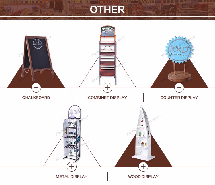 Retail Wood Brochure Display Rack Magazine Rack