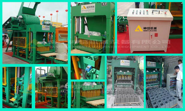 export to Thailand QTJ4-40 concrete brick cement block making machine