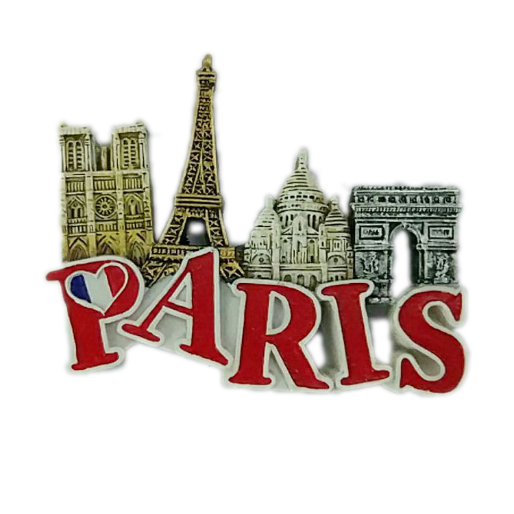 Best selling cheap eiffel tower souvenir magnets paris