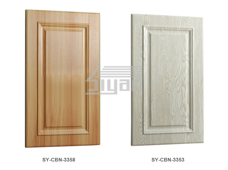 Chinese wood grain waterproof wooden antique cabinet door