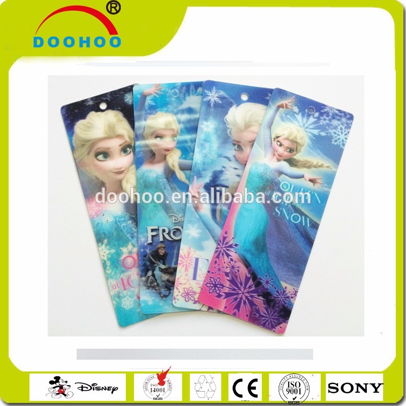 Hot promotional Christmas gifts 3D PP/PET lenticular bookmark