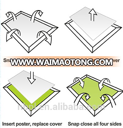 Hot seller snap clip poster frame a4 paper size frame