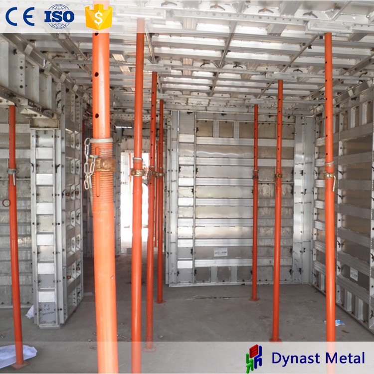 ASTM US standard electrical plated or painted with screw nut shoring props steel props Adjustable Steel Post Shore