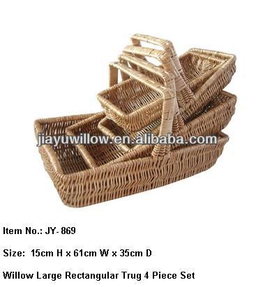 Wicker Gift basket wicker baskets with handle from Factory