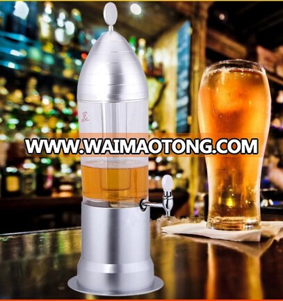 3L plastic beverage dispenser , beer tower