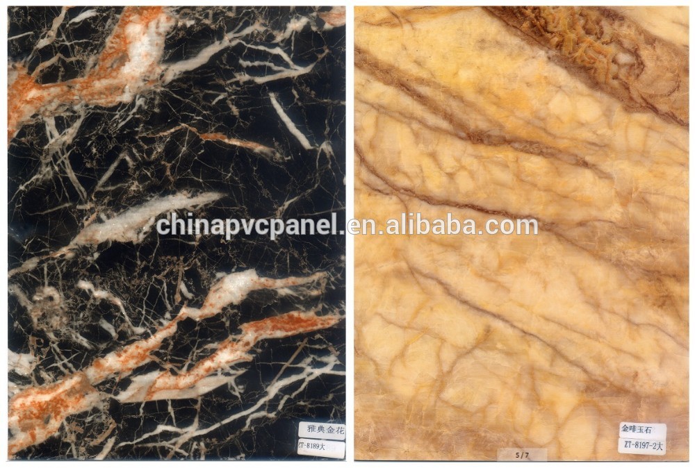 UV coated artificial marble panel plastic