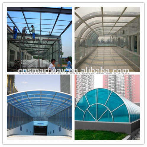 Frosted polycarbonate twin wall sheet