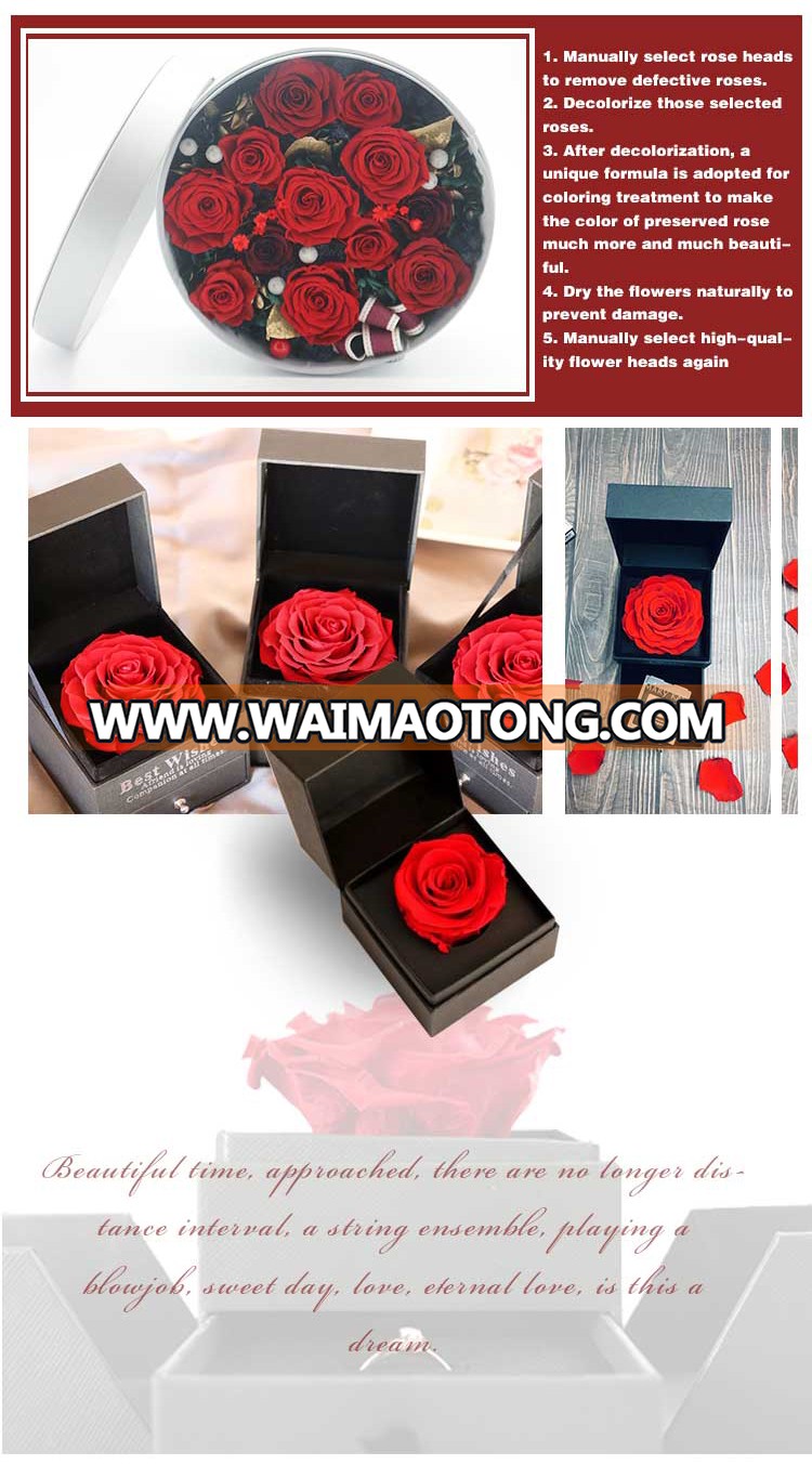 The best gifts for guests,friends,lover,mother,preserved rose in gift box