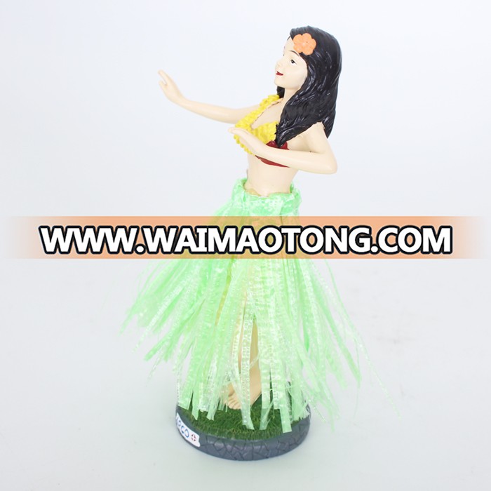 China wholesale polyresin hula girl dashboard bobble heads