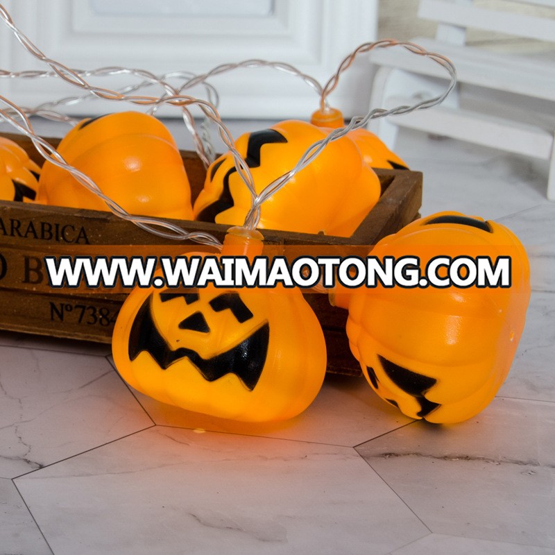 Halloween Pumpkin String Lights with Battery Operated