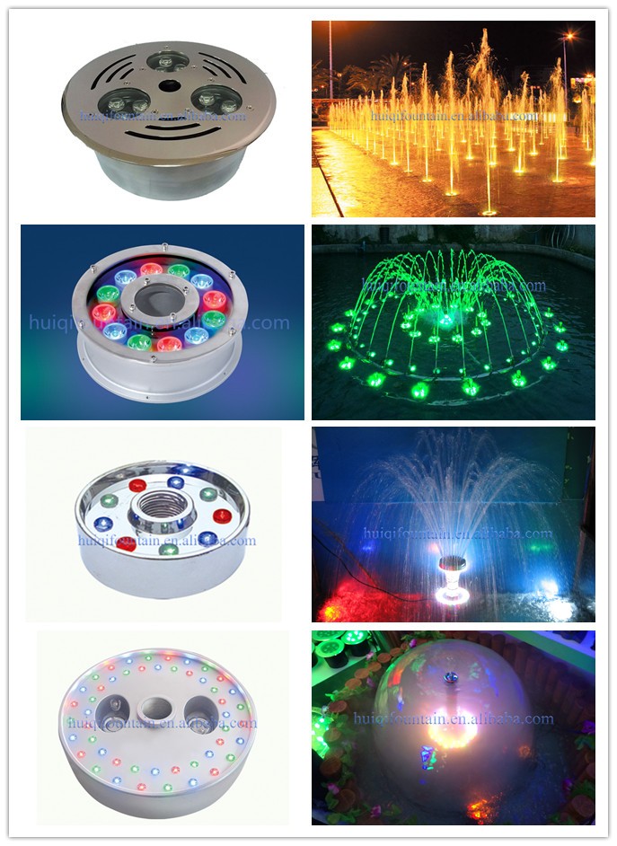 HUIQI Factory Hot 24/48 Lamp Bead RGB Land Water Fountain Led Multi-function Amphibious Lamp