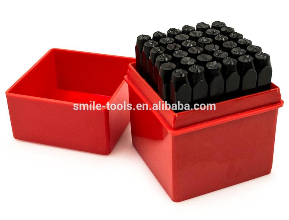 Hot Selling Steel 4mm Letter and Number Punch Stamp Set