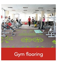 Gym rubber floor anti slip mat interlocking gym floor