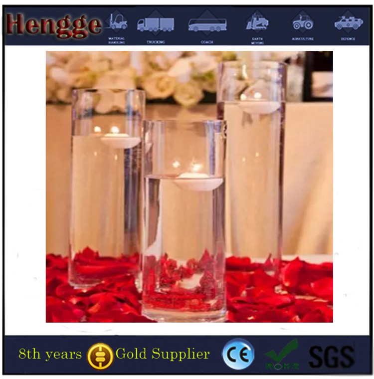 High Transparent PMMA Acrylic Cylinder for Wedding