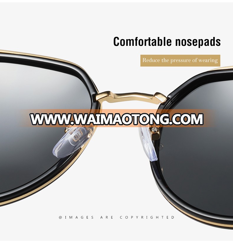 Retro Alloy Frame Brand Design TAC Polarized Sunglasses