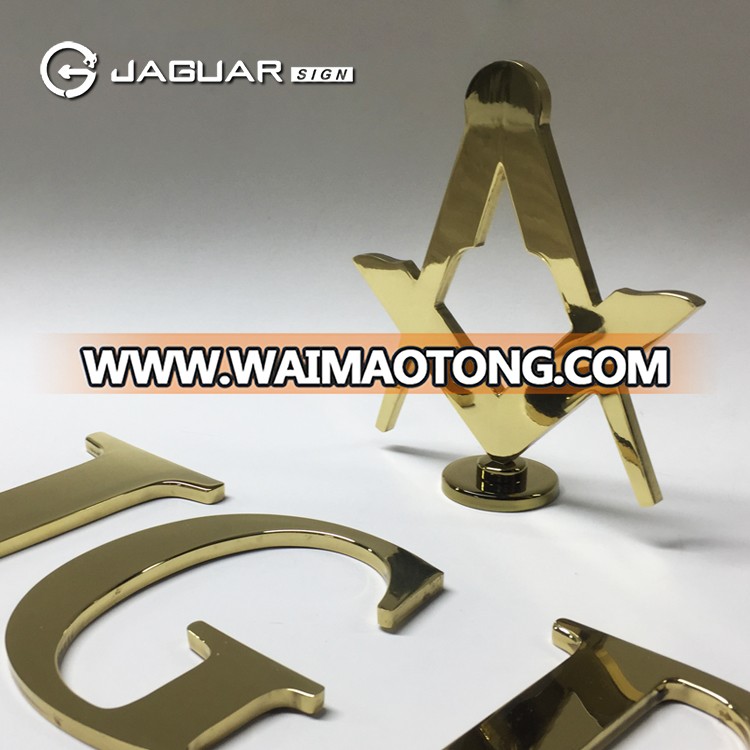 Factory Customized Decorative Corrosion Vintage Small Metal Alphabet Letters