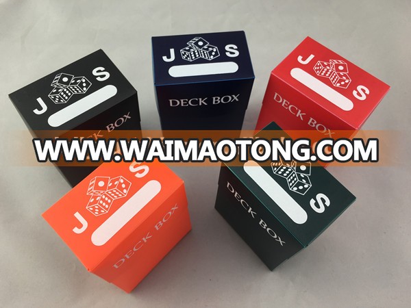 PP solid deck box for wholesale and retail MTG/TCG Dongguan factory