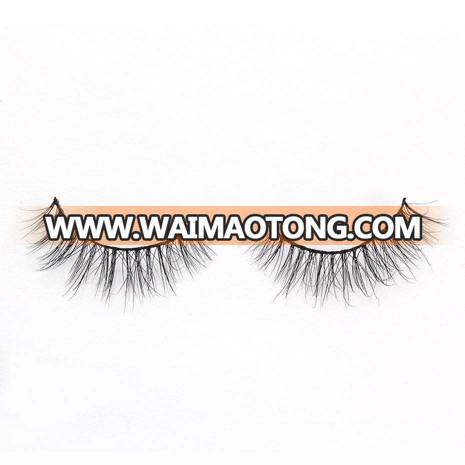 Clear band eyelashes mink 3d lashes private label