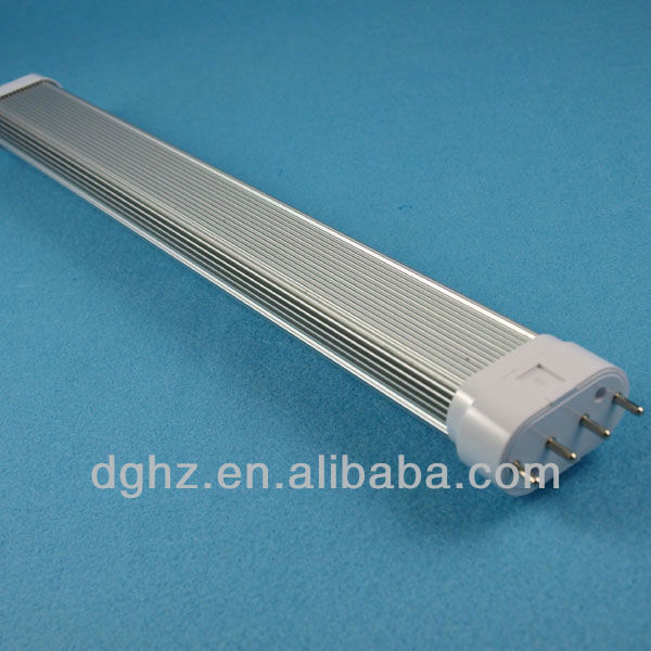 cover + aluminum led tube light casings with 2g11 LED lamp socket in China