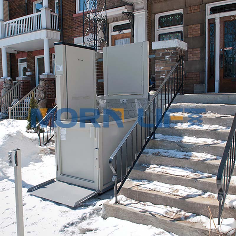 Morn Brand 4m height hydraulic vertical small home elevator