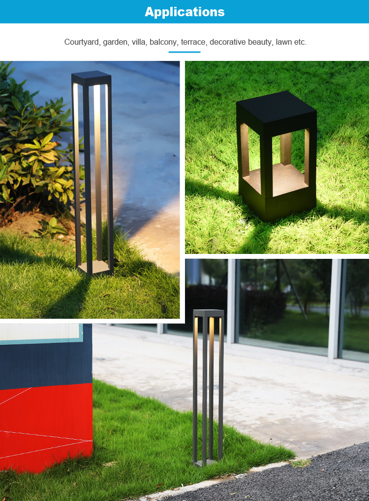 Customized Aluminum Outdoor Garden Led Bollard Lights