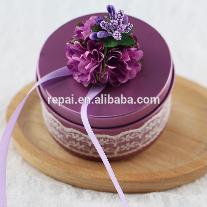 Wedding favor sugar box Tin Wedding favour favor box DIY box