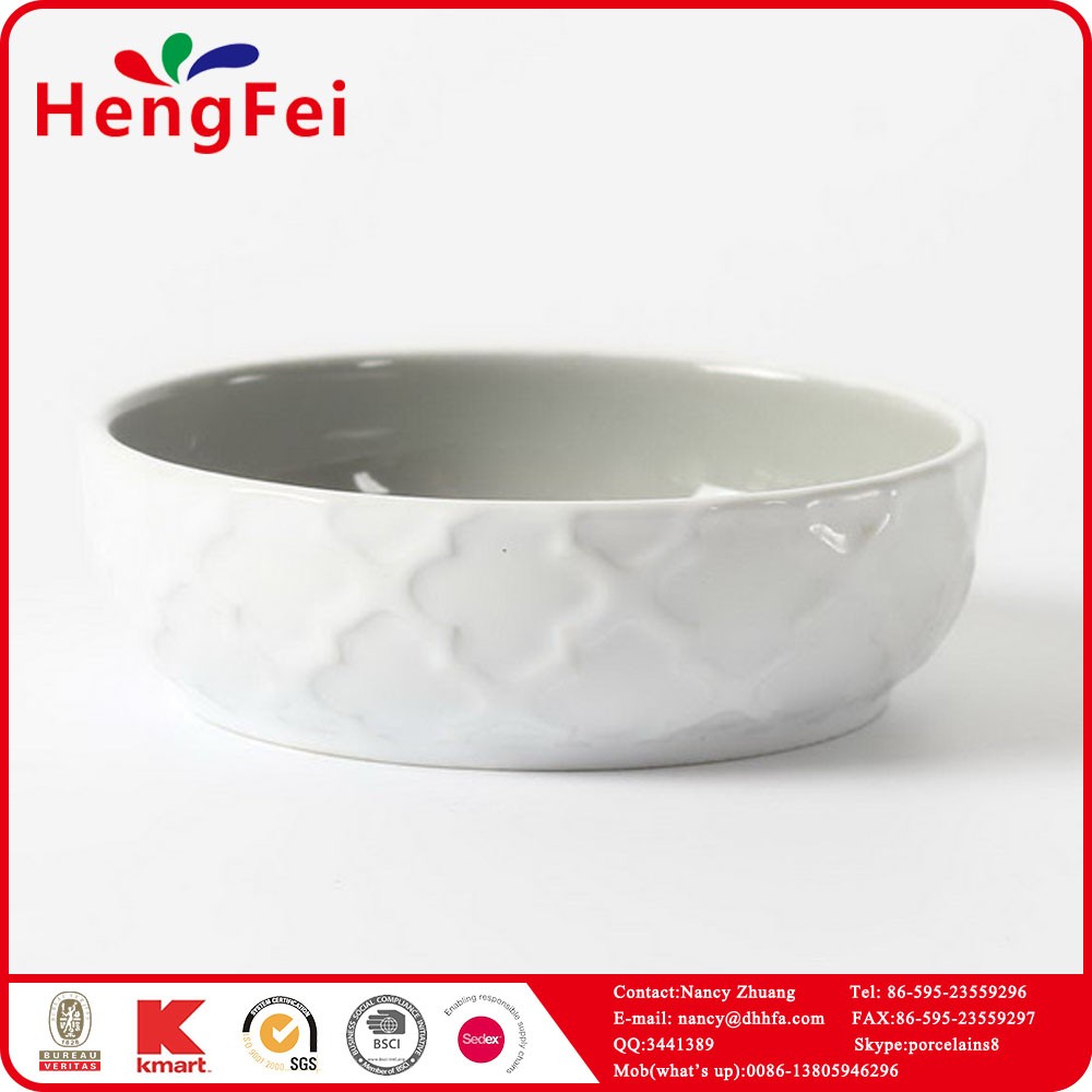 Creative home pet ceramic food bowl