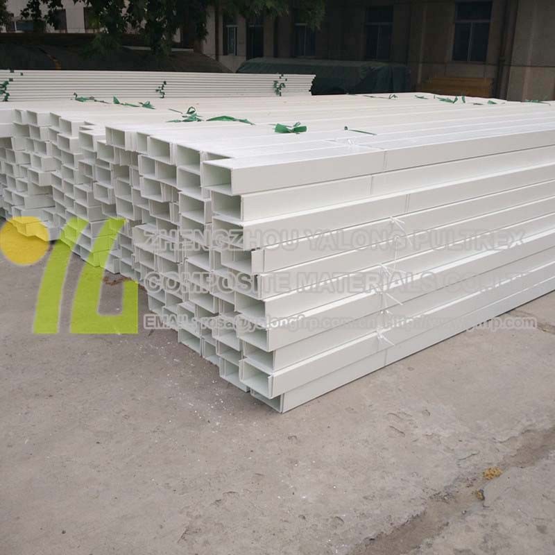 Fiberglass reinforced plastic cable tray with cover, Perforated frp cable tray fiberglass c channel with best price